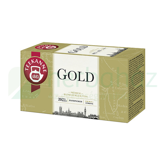 TEEKANNE GOLD FEKETE TEA FILTERES 20DB