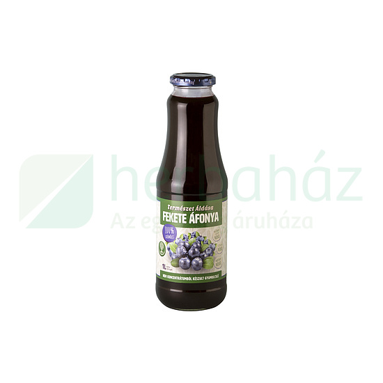 TERMÉSZET ÁLDÁSA GYÜMÖLCSLÉ FEKETE ÁFONYA 100% 1000ML DRS+50FT BETÉTDÍJ