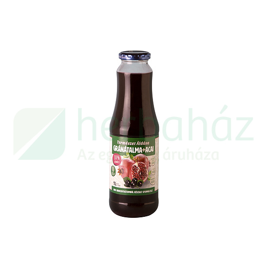TERMÉSZET ÁLDÁSA GYÜMÖLCSLÉ GRÁNÁTALMA-ACAI 100% 1000ML DRS+50FT BETÉTDÍJ