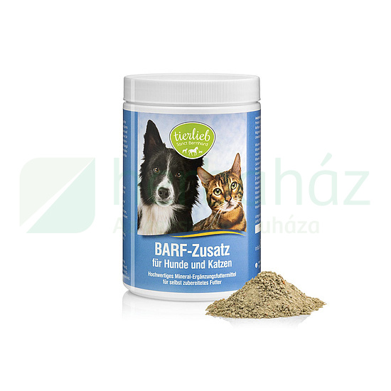 TIERLIEB BARF-ÉTREND KOMPATIBILIS ELEDEL KIEGÉSZÍTŐ POR KUTYÁKNAK ÉS MACSKÁKNAK 800G