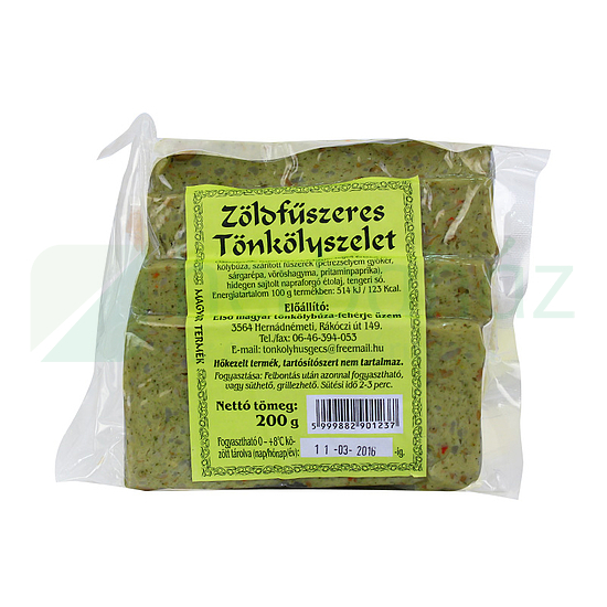 TÖNKÖLYSZELET ZÖLDFŰSZERES 200G [H]