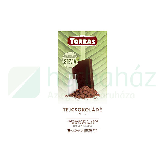 TORRAS TEJCSOKOLÁDÉ HOZZÁADOTT CUKOR NÉLKÜL 100G