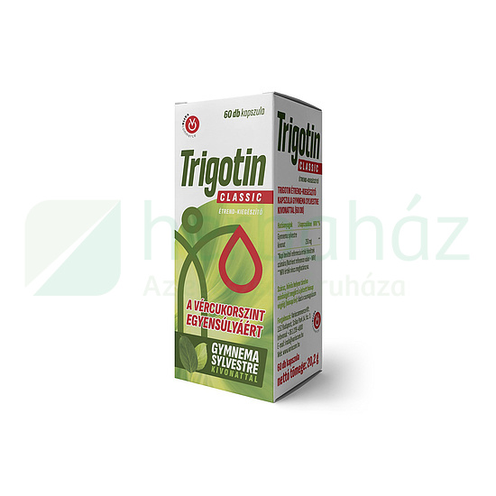 TRIGOTIN CLASSIC GYMNEMA SYLVESTRE KIVONATTAL KAPSZULA 60DB