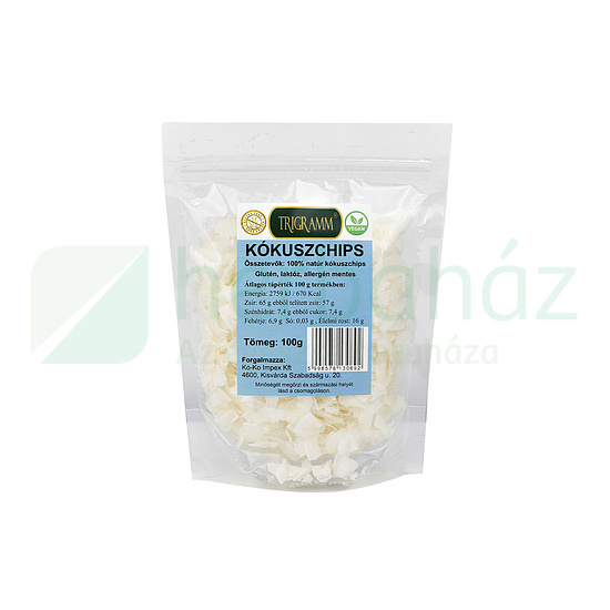 TRIGRAMM KÓKUSZCHIPS VEGÁN 100G