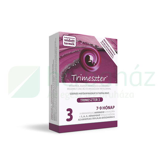 TRIMESZTER 3 VÁRANDÓSVITAMIN 60DB