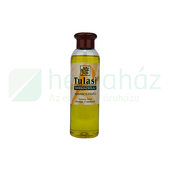 TULASI MASSZÁZSOLAJ NARANCS FAHÉJ 250ML