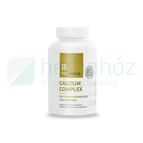 USA MEDICAL CALCIUM COMPLEX - SZERVES KALCIUM KOMPLEX KAPSZULA 60DB