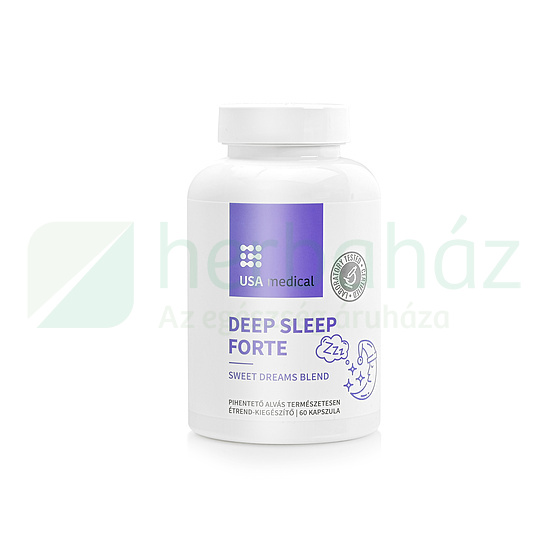 USA MEDICAL DEEP SLEEP FORTE - PIHENTETŐ ALVÁS KAPSZULA 60DB
