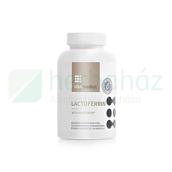 USA MEDICAL LACTOFERRIN - LAKTOFERRIN BIOFERRIN-NEL KAPSZULA 60DB