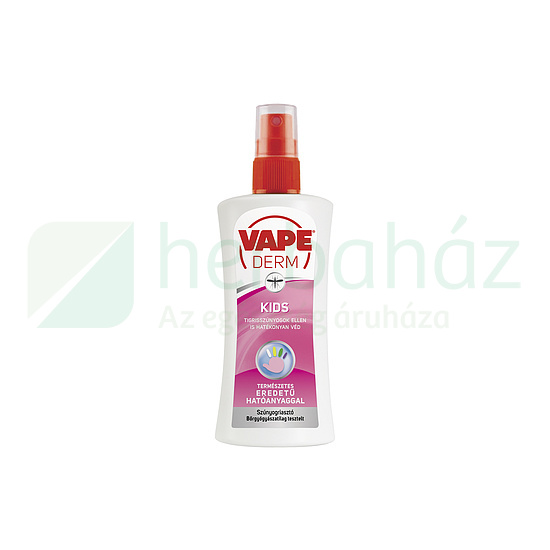 VAPE DERM KIDS SZÚNYOG- ÉS KULLANCSRIASZTÓ PERMET 100ML