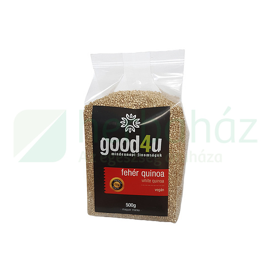 VEGAN GOOD4U MINDENNAPI FINOMSÁGOK QUINOA, FEHÉR 500G