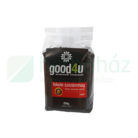 VEGAN GOOD4U MINDENNAPI FINOMSÁGOK SZEZÁMMAG FEKETE 250G