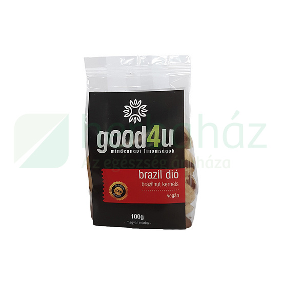 VEGAN GOOD4U MINDENNAPI FINOMSÁGOK BRAZIL DIÓ (PARADIÓ) 100G