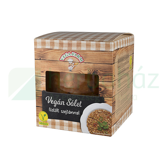 VEGAN VEGA FARM SÓLET FÜSTÖLT SZEJTÁNNAL 350G