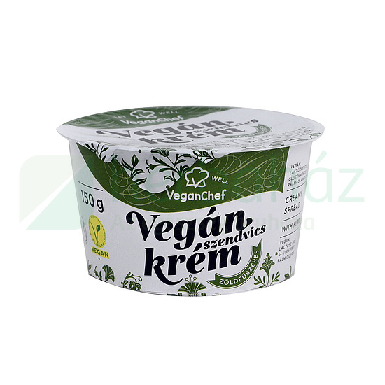 VEGANCHEF KENHETŐ NÖVÉNYI KRÉM ZÖLDFŰSZERES 150G [H]