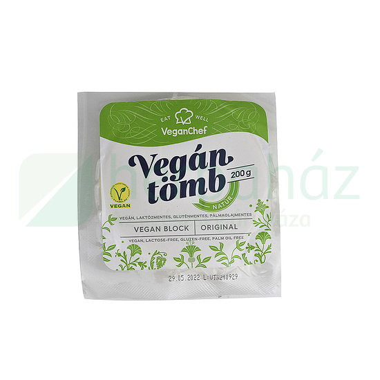 VEGANCHEF VEGÁN TÖMB NATÚR 200G [H]