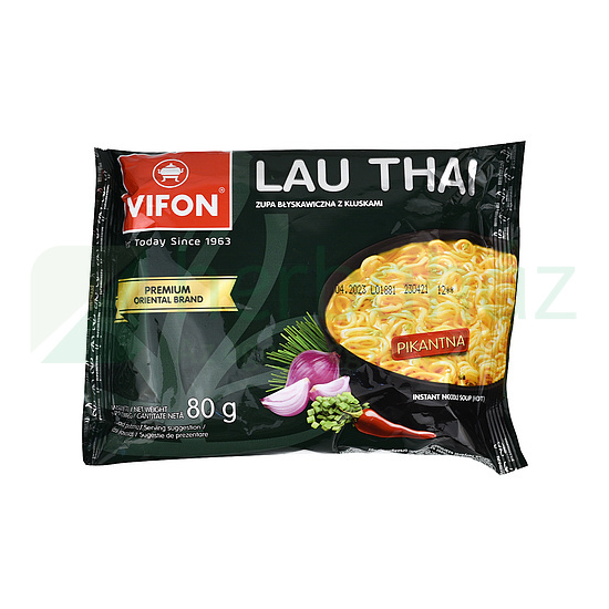 VIFON LAU THAI THAIFÖLDI INSTANT TÉSZTÁS LEVES (CSÍPŐS) 80G