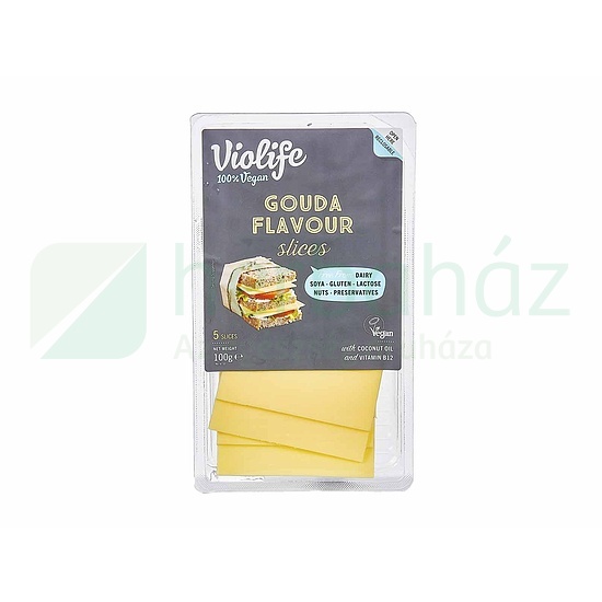 VIOLIFE NÖVÉNYI GOUDA ÍZESÍTÉSŰ SZELETEK 100G[H]