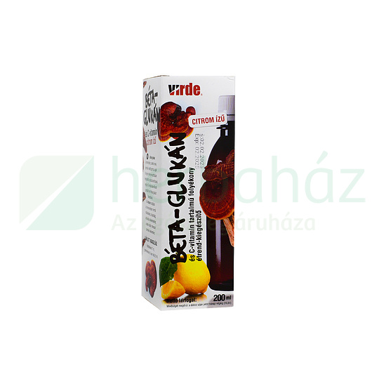 VIRDE BÉTA-GLÜKÁN FOLYÉKONY ÉTREND-KIEGÉSZÍTŐ C-VITAMINNAL 200ML