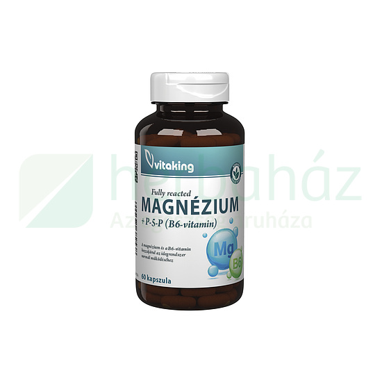 VITAKING MAGNÉZIUM+P5P (B6-VITAMIN) KAPSZULA 60DB
