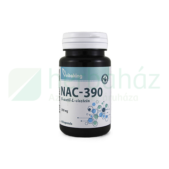 VITAKING NAC-390 (N-ACETIL-L-CISZTEIN) KAPSZULA 60DB