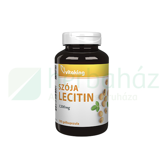 VITAKING SZÓJA LECITIN 1200MG GÉLKAPSZULA 100DB