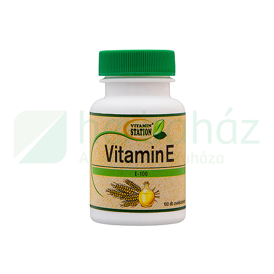 VITAMIN STATION E-VITAMIN 100IU GÉLKAPSZULA 100DB