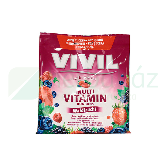 VIVIL CUKORKA ERDEI GYÜMÖLCS MULTIVITAMIN 60G