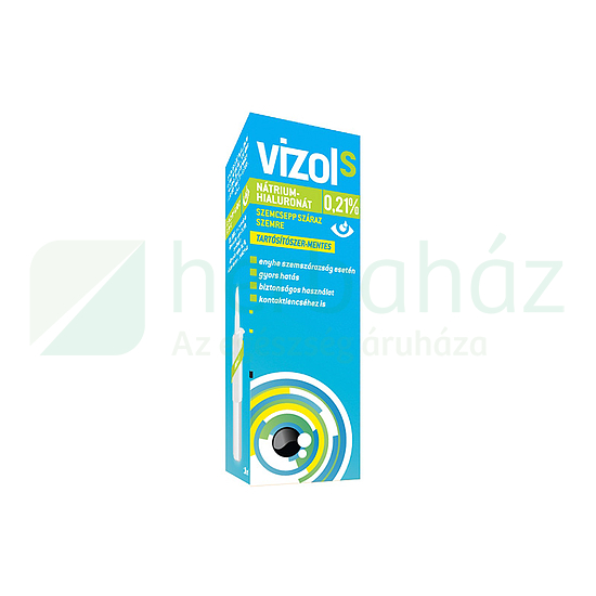 Vizol S 0,21% old. szemcsepp száraz szemre 10ml