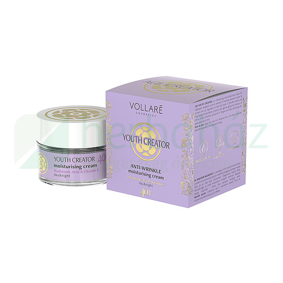 VOLLARÉ AGE CREATOR 40+ HYALURONSAVAS E-VITAMINOS ÉS RETINOLOS BŐRHIDRATÁLÓ ARCKRÉM 50ML