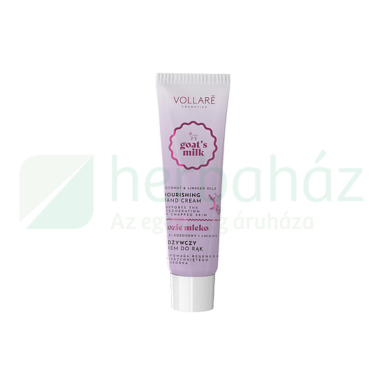VOLLARÉ KECSKETEJES REGENERÁLÓ KÉZÁPOLÓ KRÉM 100ML