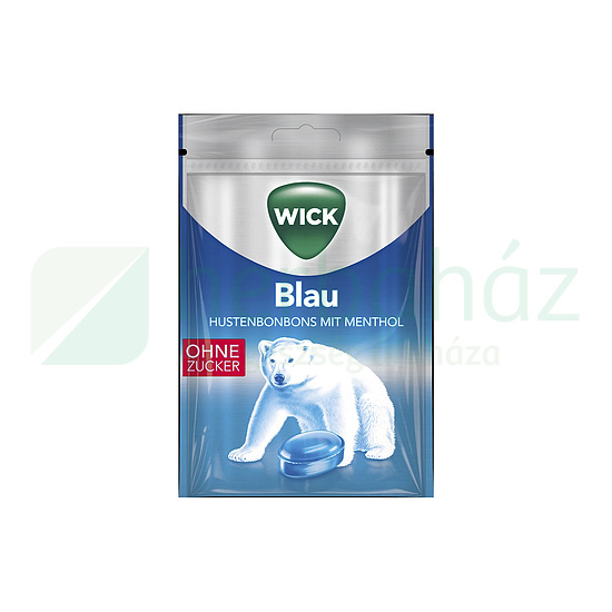 WICK BLAU MENTOLOS TOROKCUKORKA CUKORMENTES 72G