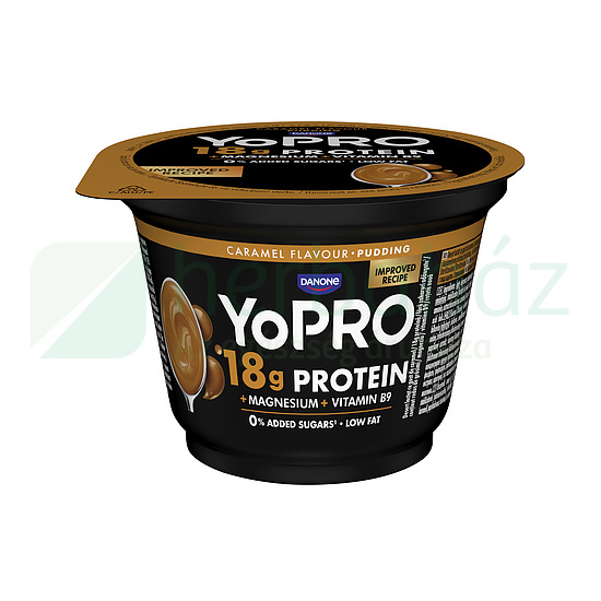YOPRO PUDDING MAGAS FEHÉRJE TARTALOMMAL KARAMELL ÍZŰ TEJDESSZERT 180G[H]