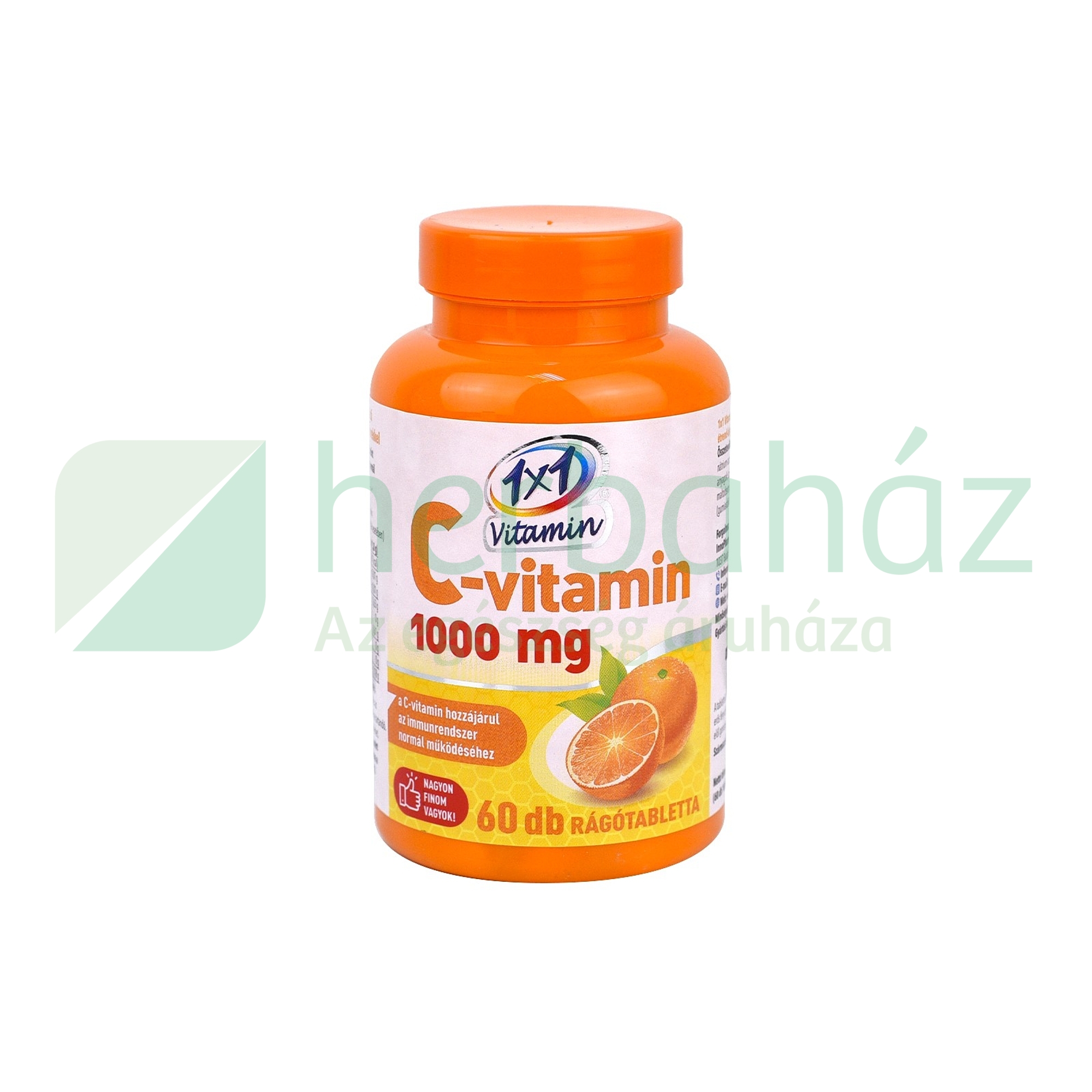 1X1 VITADAY RÁGÓTABLETTA C-VITAMIN 1000MG 60DB