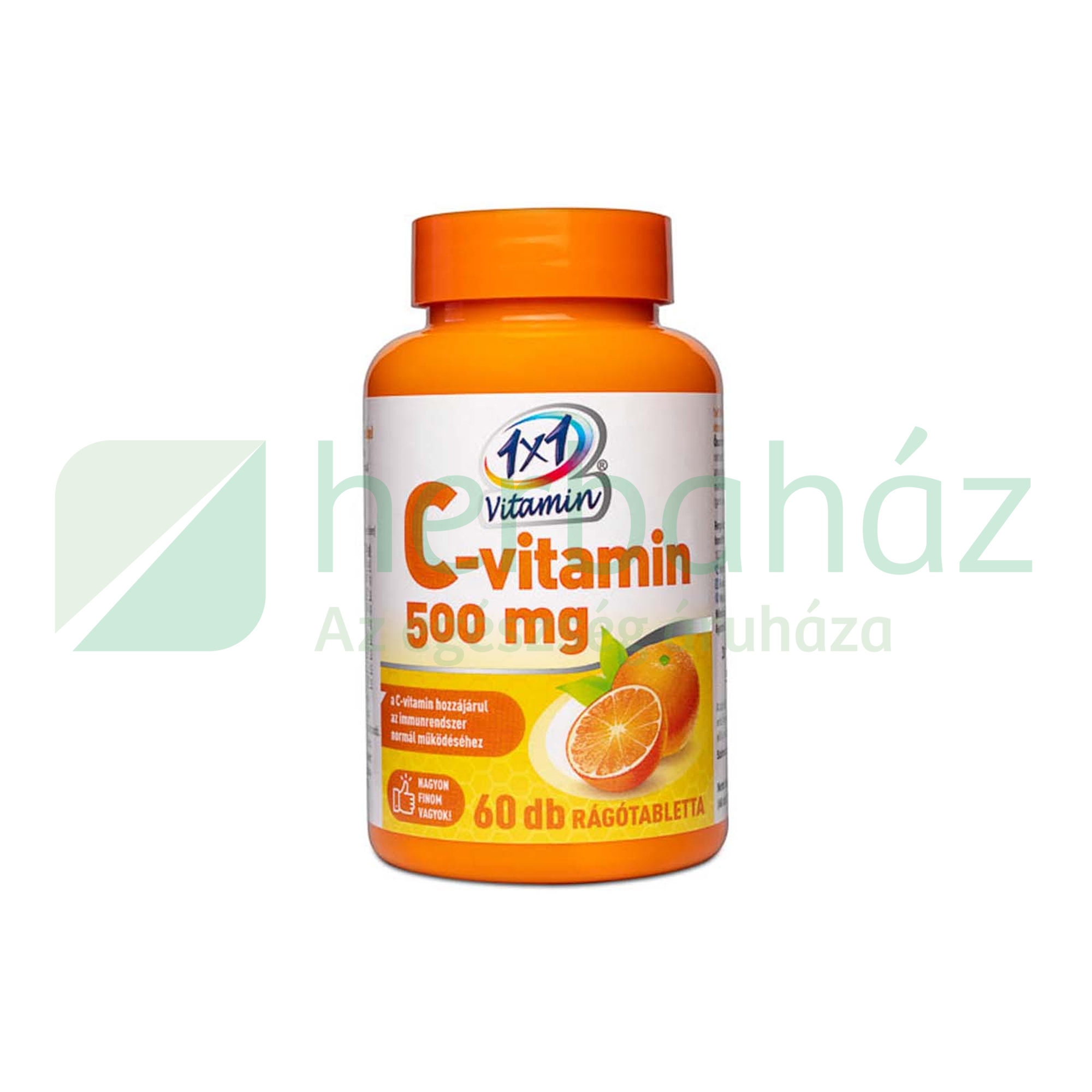 1X1 VITADAY RÁGÓTABLETTA C-VITAMIN 500MG 60DB