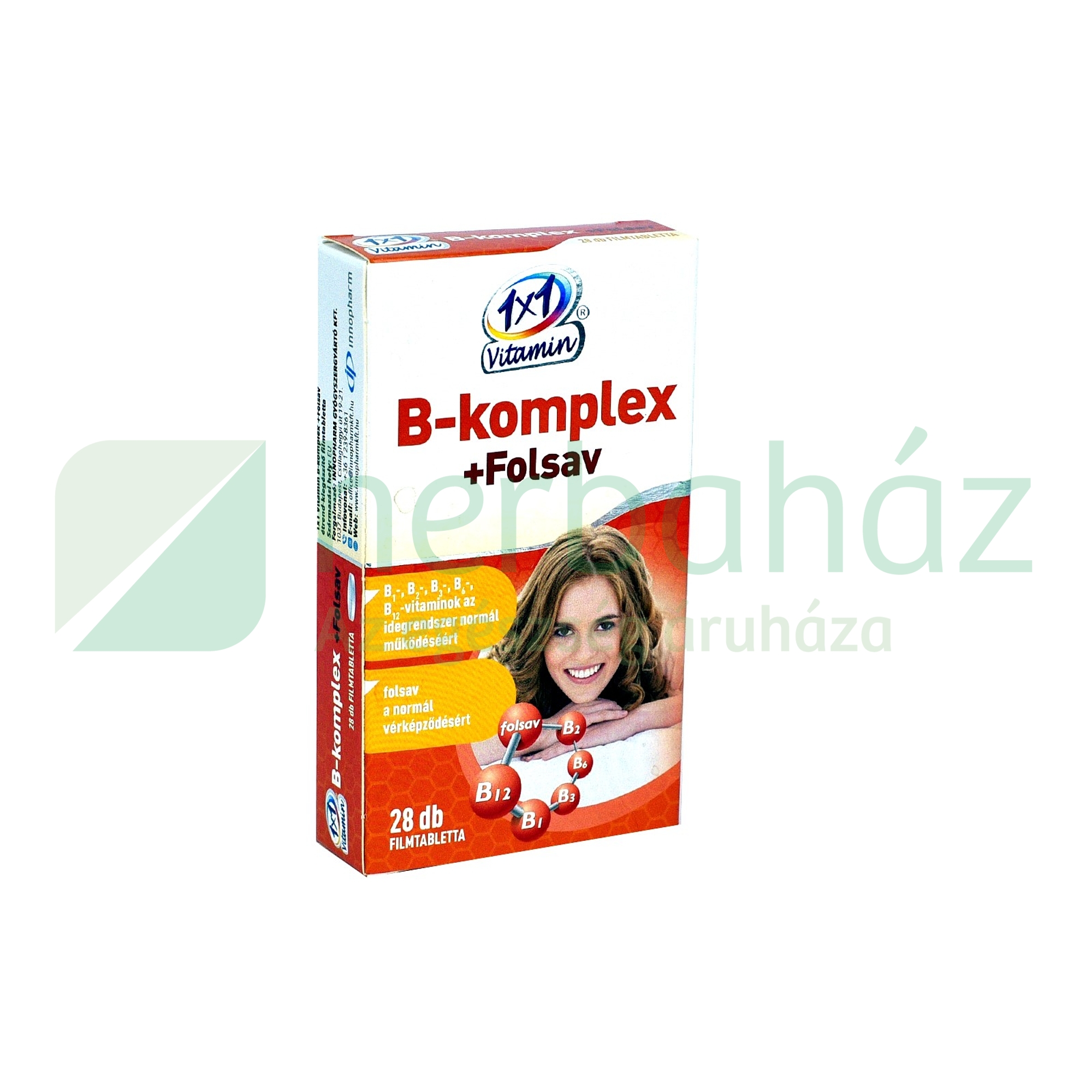 1X1 VITAMIN B-KOMPLEX+FOLSAV TABLETTA 28DB