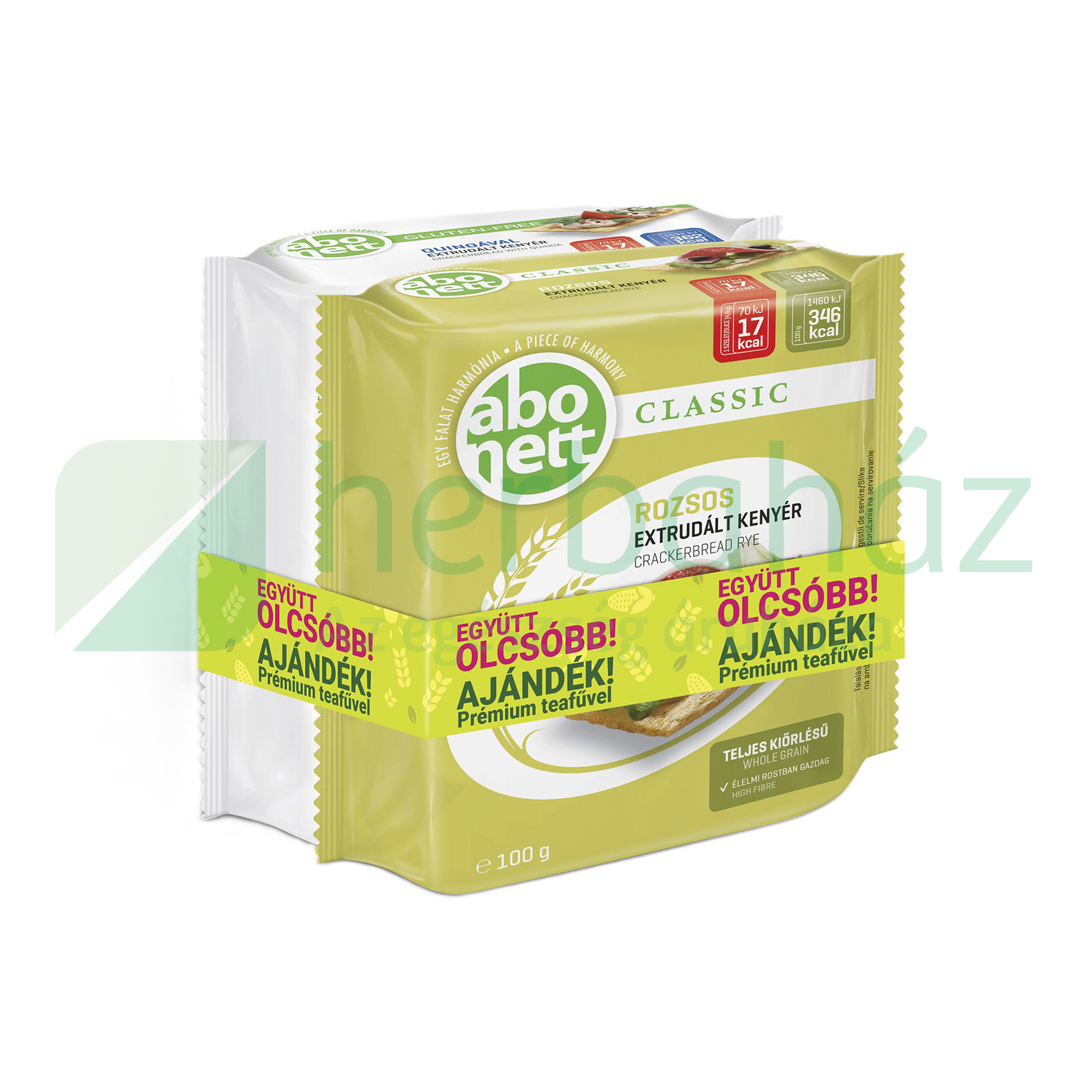 ABONETT DUOPACK QUINOÁS&ROZSOS 2X100G