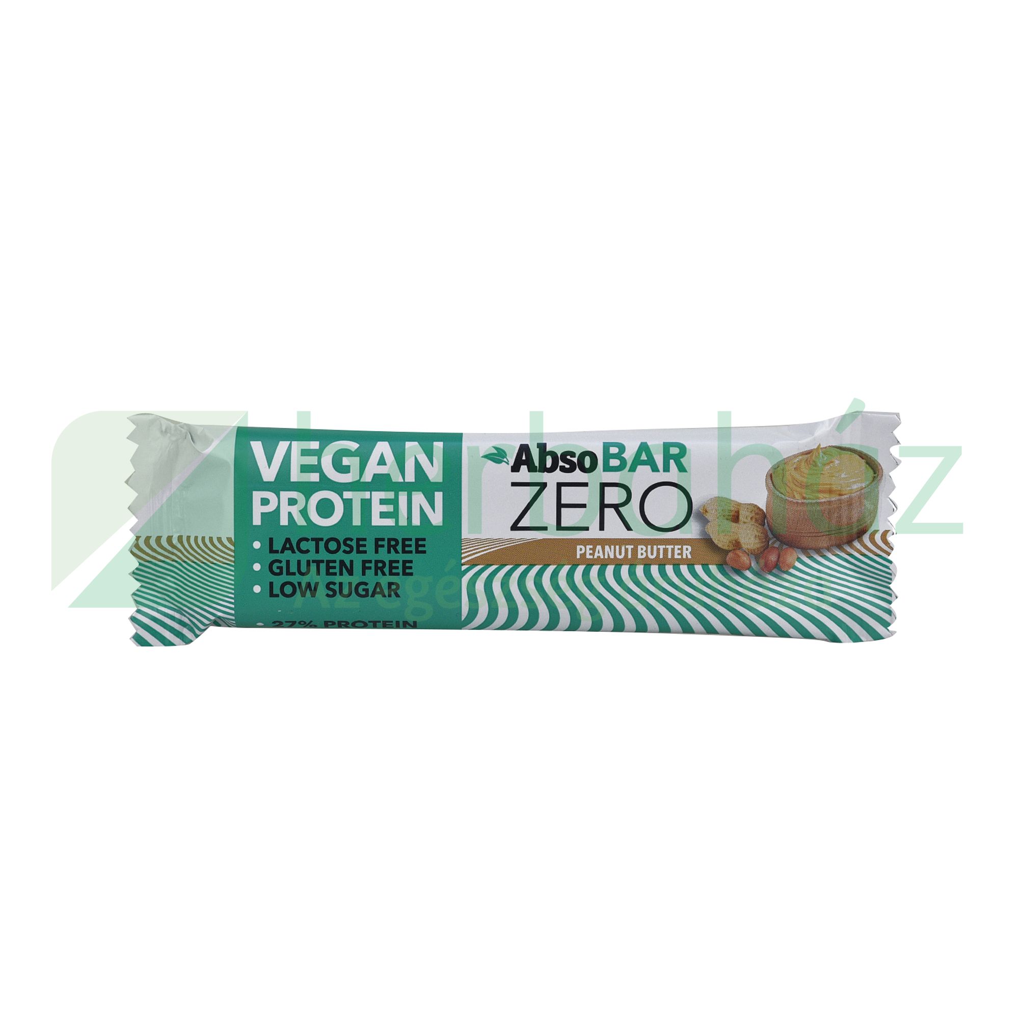 ABSOBAR ZERO VEGAN PROTEINSZELET PEANUT BUTTER 40G