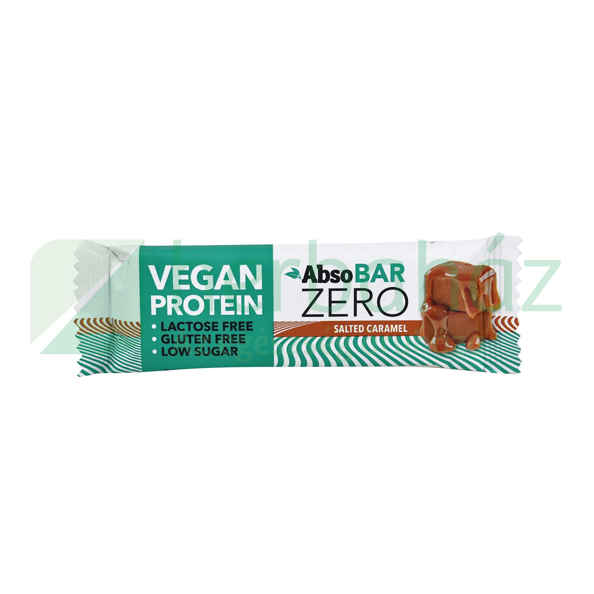 ABSOBAR ZERO VEGAN PROTEINSZELET SALTED CARAMEL 40G