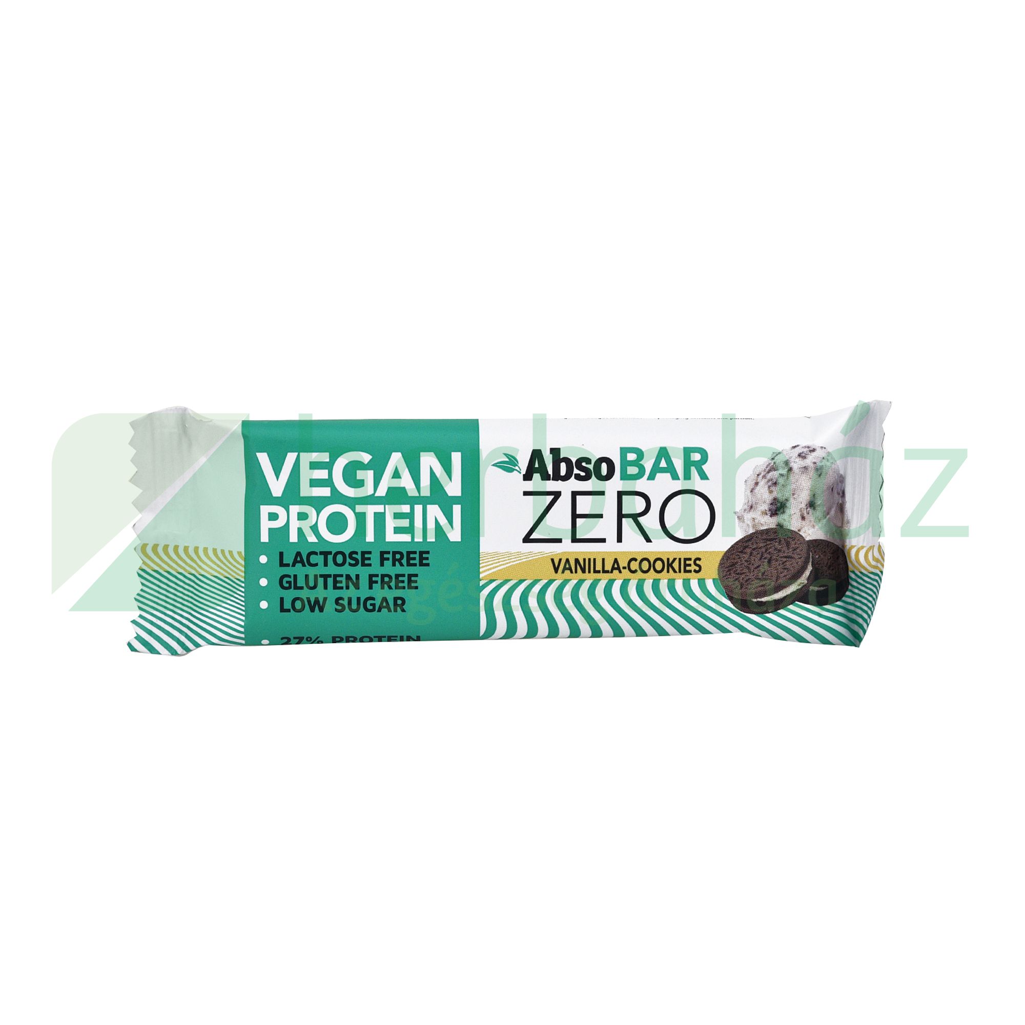 ABSOBAR ZERO VEGAN PROTEIN SZELET VANILLA COOKIES 40G