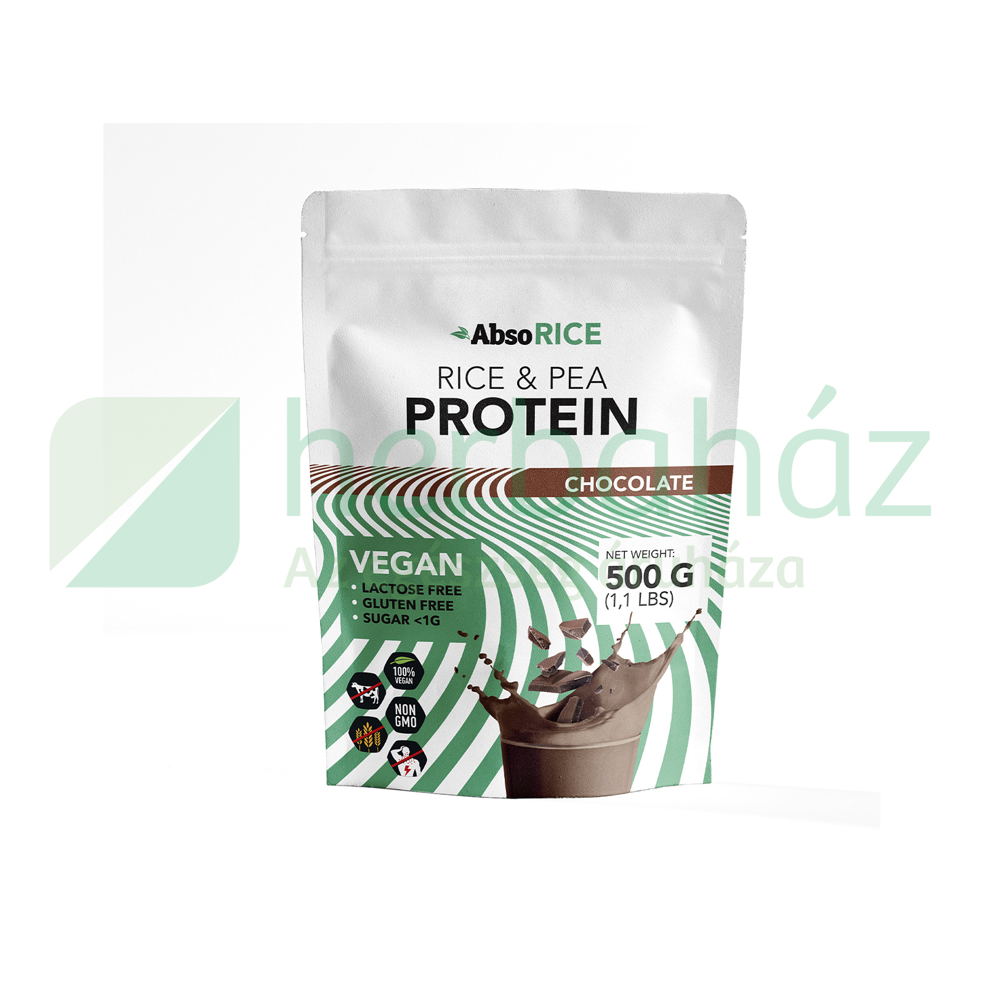 ABSORICE VEGAN PROTEINPOR - CHOCOLATE 500G