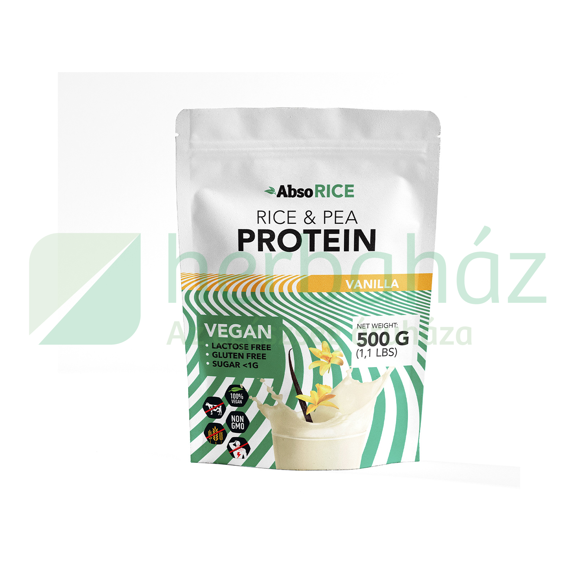 ABSORICE VEGAN PROTEINPOR - VANÍLIA 500G