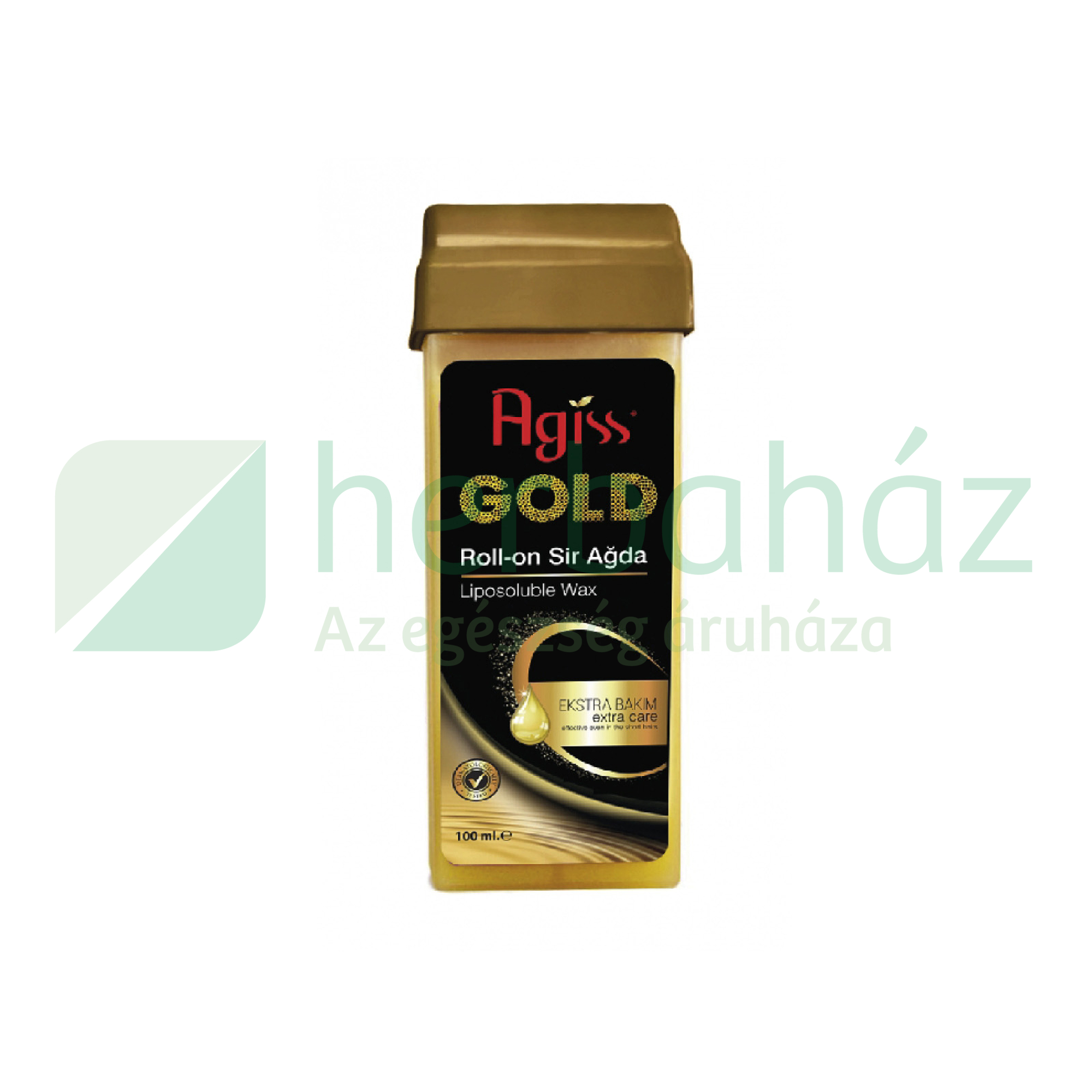 AGISS MÉHVIASZ ALAPÚ GYANTAPATRON GOLD DERMATOLÓGIAILAG TESZTELT 100ML