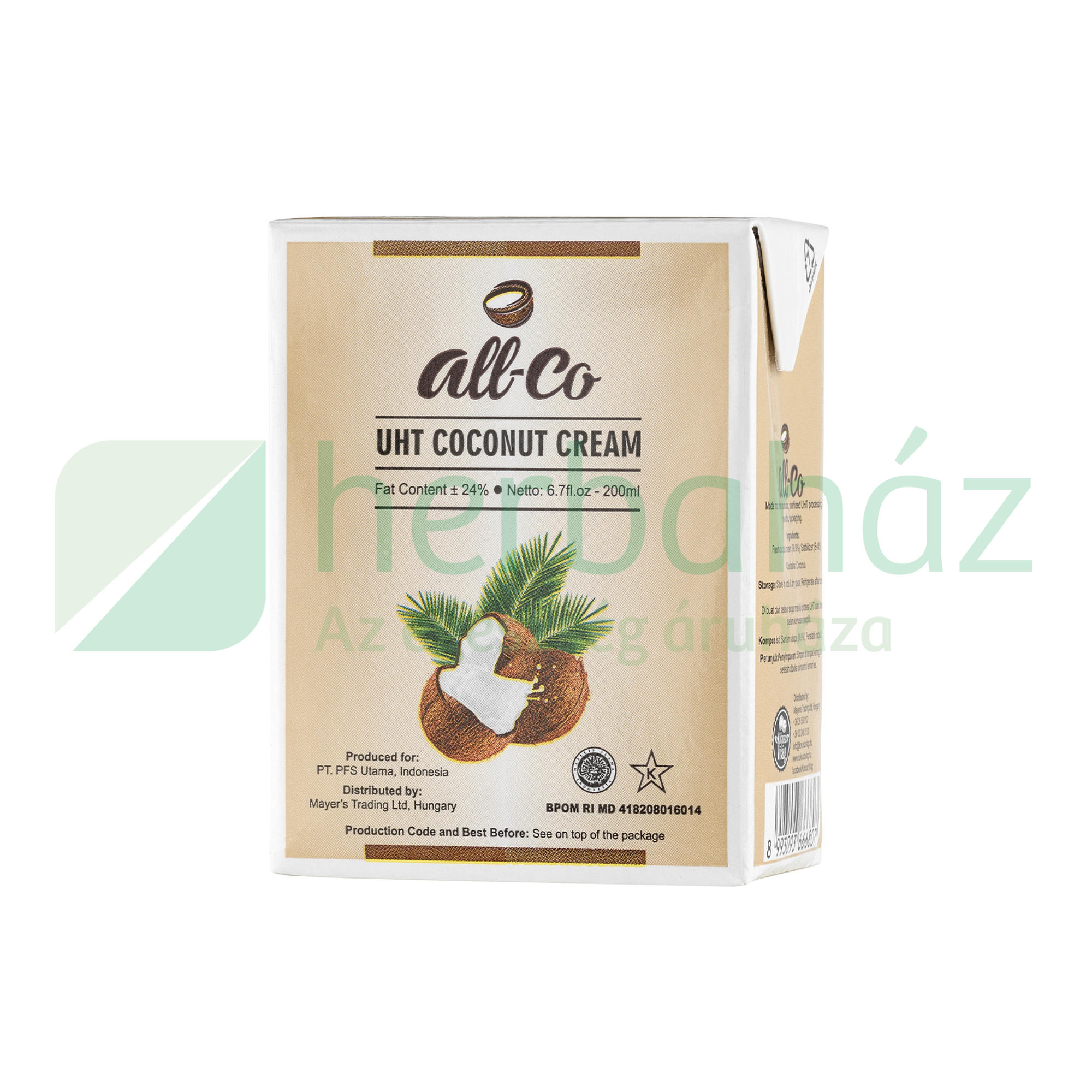 All-CO 24% KÓKUSZTEJSZÍN 200ML