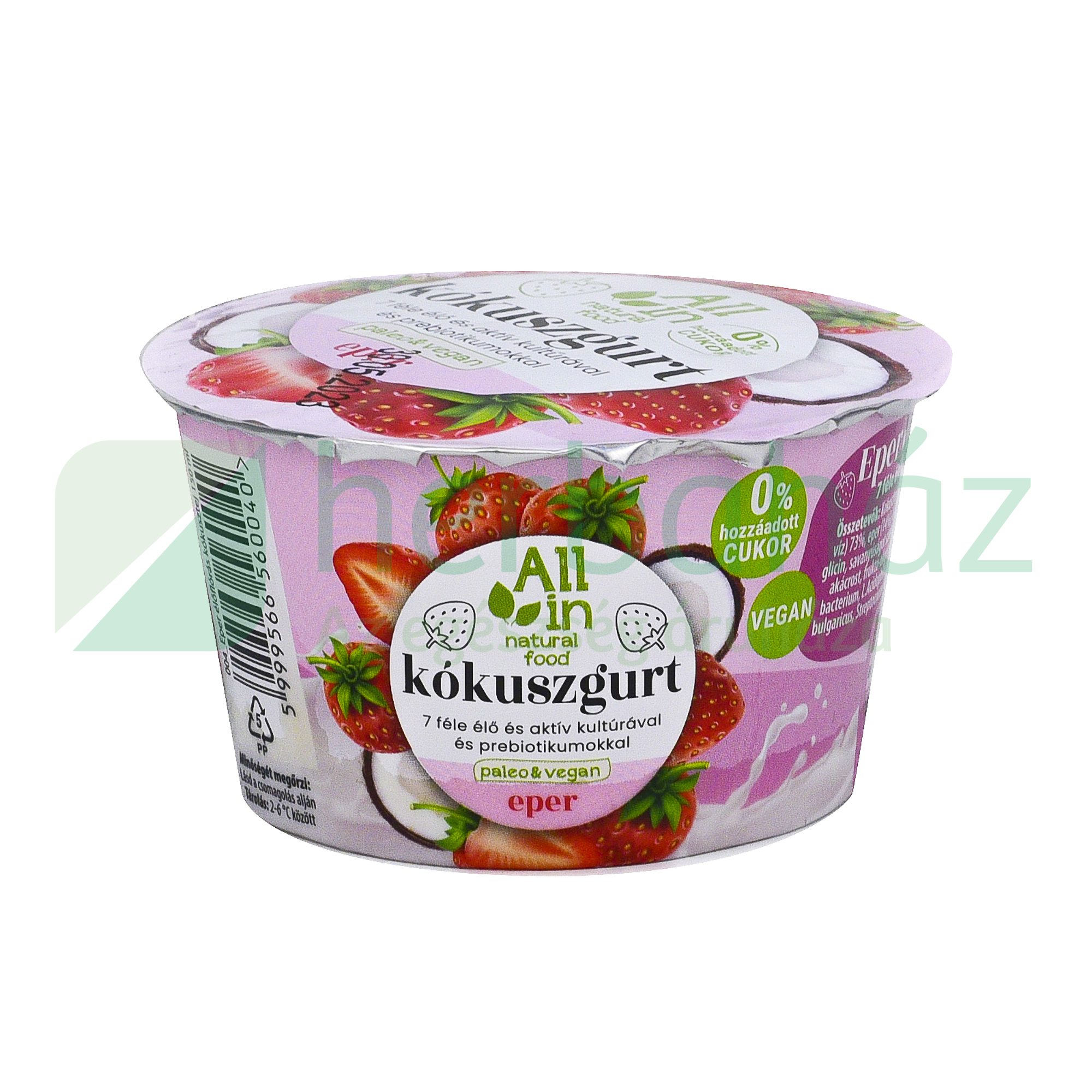 ALL IN NATURAL FOOD PALEO EPRES ÉLŐFLÓRÁS KÓKUSZGURT 150G [H]