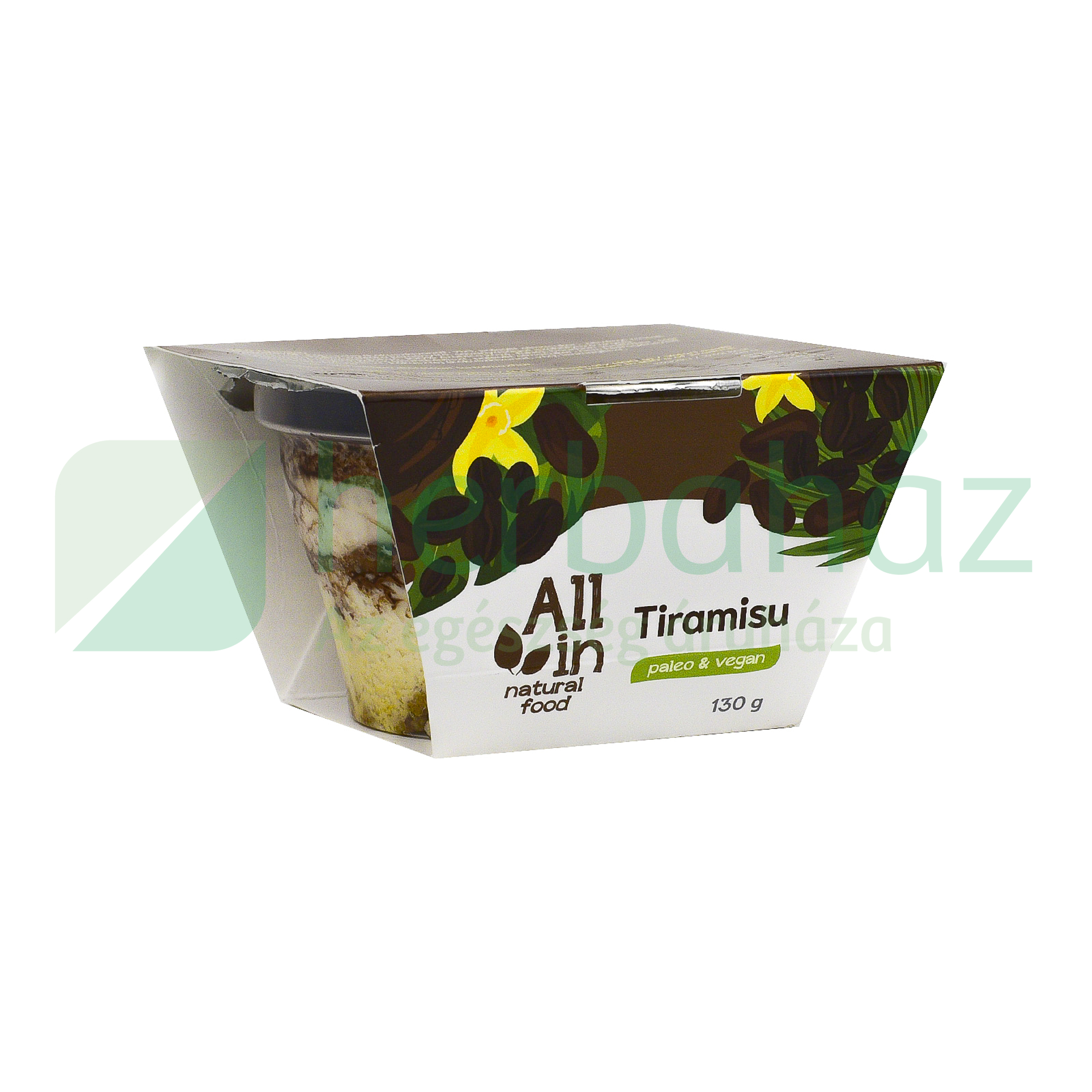 ALL IN NATURAL FOOD PALEO ÉS VEGÁN KRÉMDESSZERT TIRAMISU 130G [H]