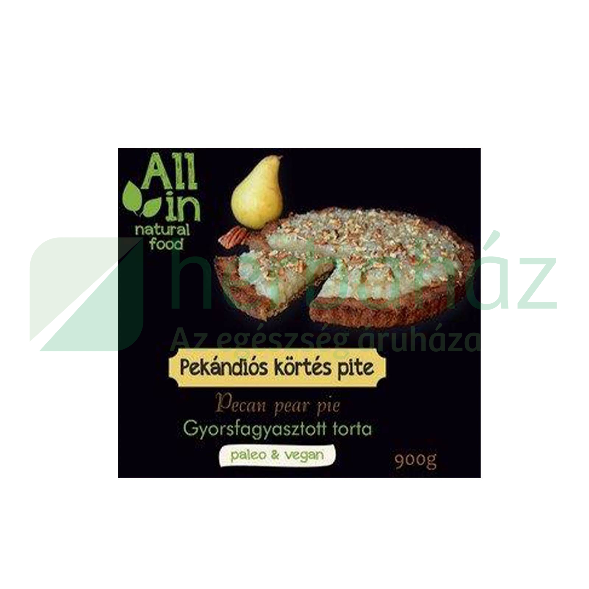 ALL IN NATURAL FOOD PALEO ÉS VEGÁN PEKÁNDIÓS KÖRTÉS PITE FAGYASZTOTT 900G [F]