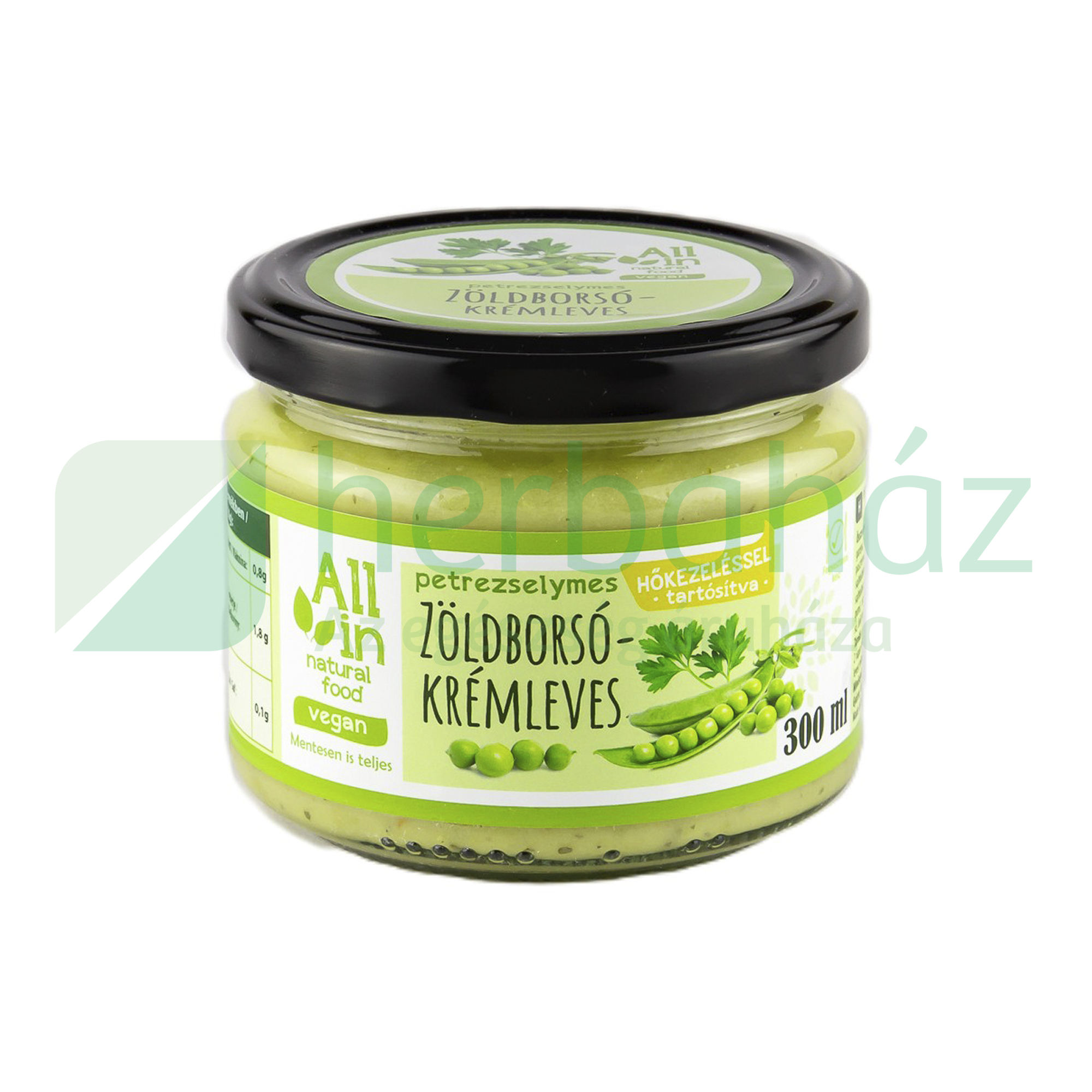 ALL IN NATURAL FOOD PETREZSELYMES ZÖLDBORSÓ KRÉMLEVES 300ML