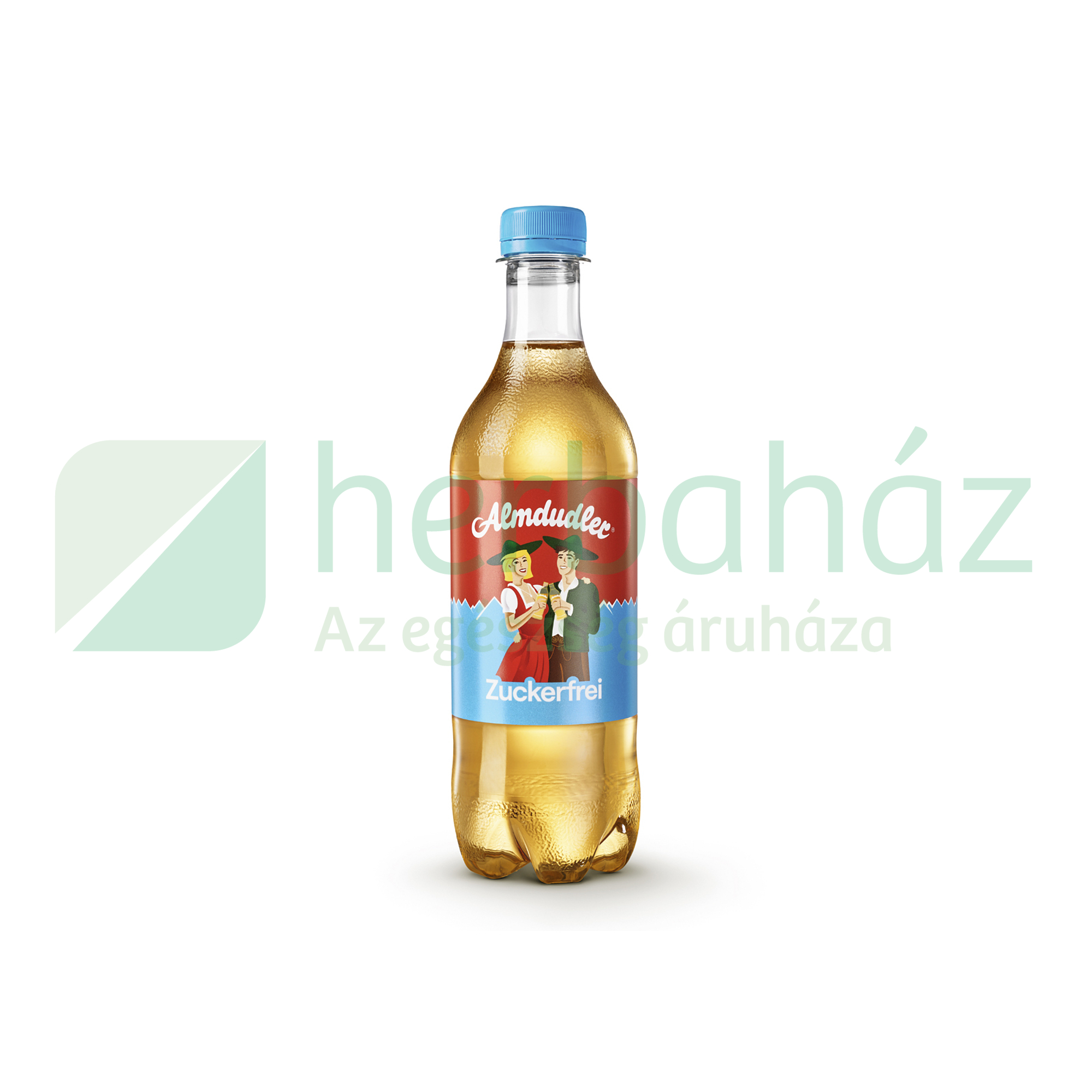 ALMDUDLER GYÓGYNÖVÉNYES ÜDÍTŐITAL CUKORMENTES 500ML DRS+50FT BETÉTDÍJ