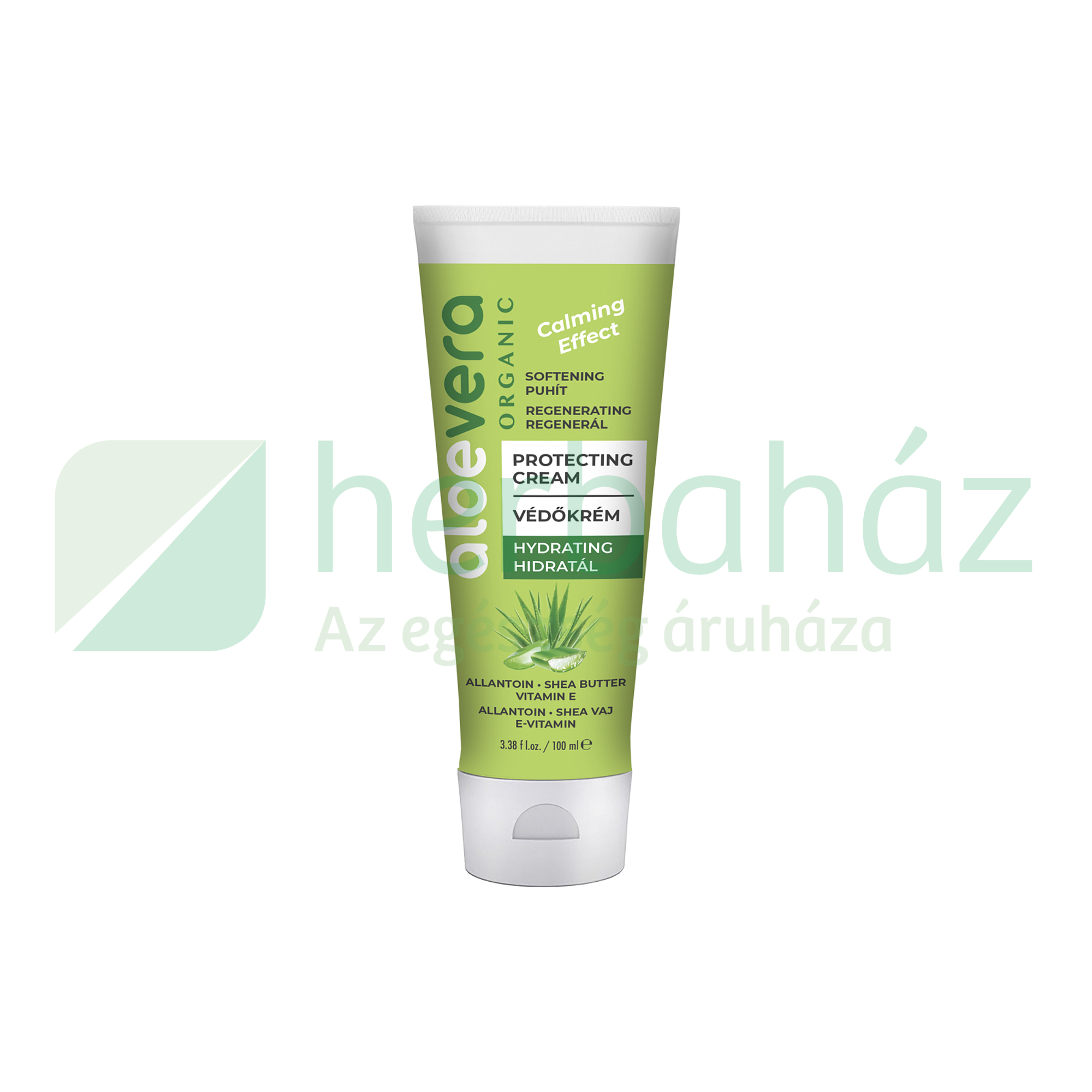 ALOE VERA ORGANIC BŐRNYUGTATÓ REGENERÁLÓ VÉDŐKRÉM E-VITAMINNAL 5IN1 100ML